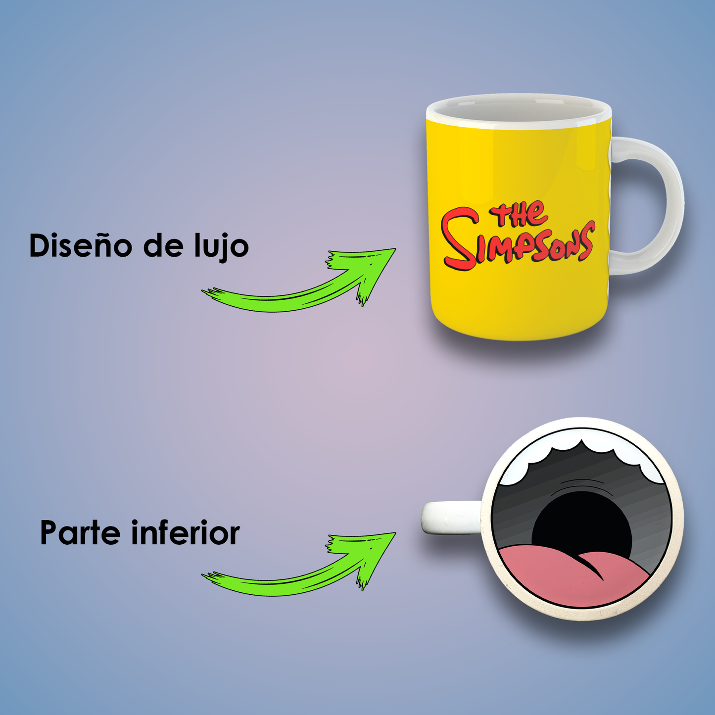 Taza de Cerámica 11 oz con Diseño de Padre e Hijo Animados | Impresión Envolvente HD | Ideal para Café y Té
