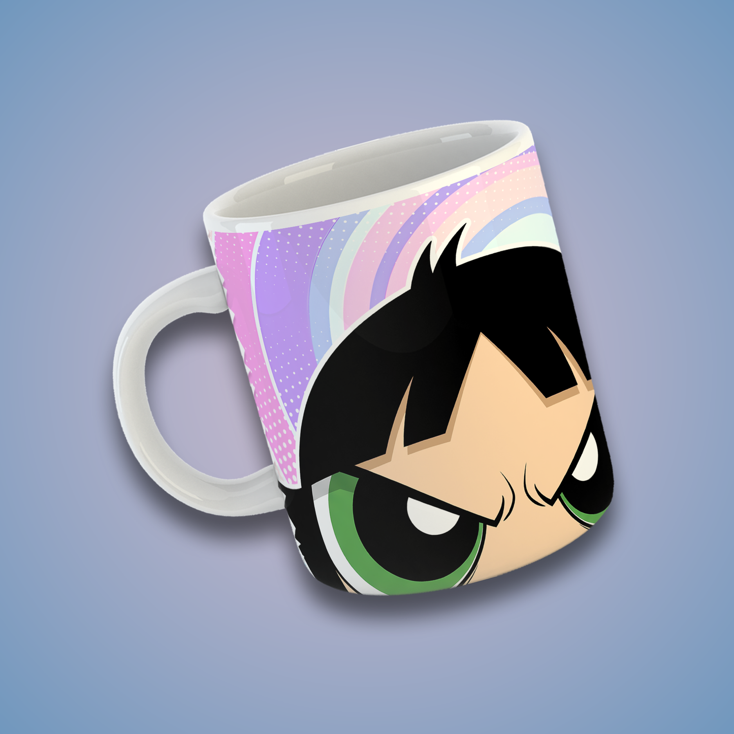 Taza de Cerámica 11 oz con Diseño Inspirado en Tres Heroínas Animadas | Impresión HD | Ideal para Regalo