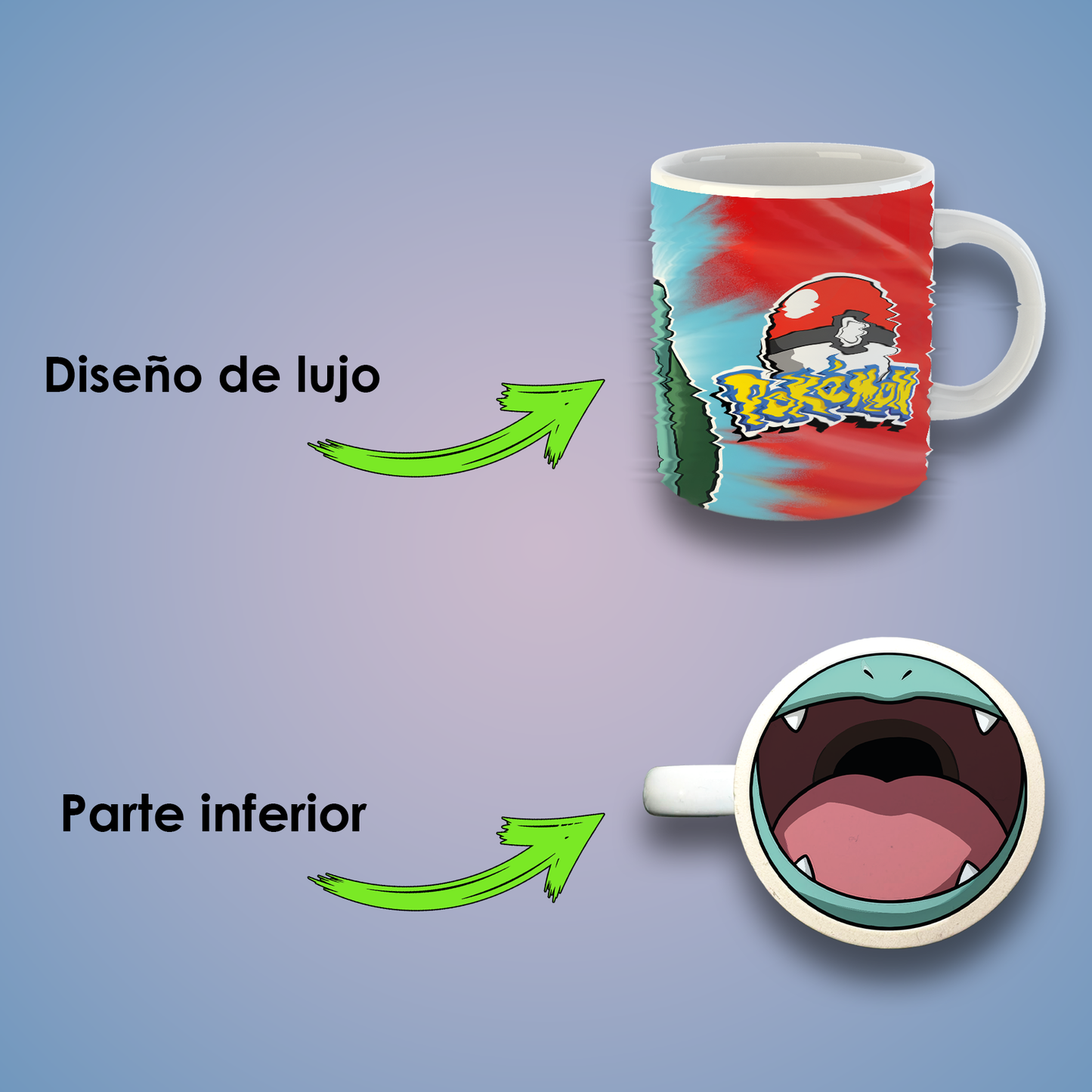 Taza de Cerámica 11 oz Inspirada en Criaturas Mágicas | Impresión HD | Ideal para Coleccionistas