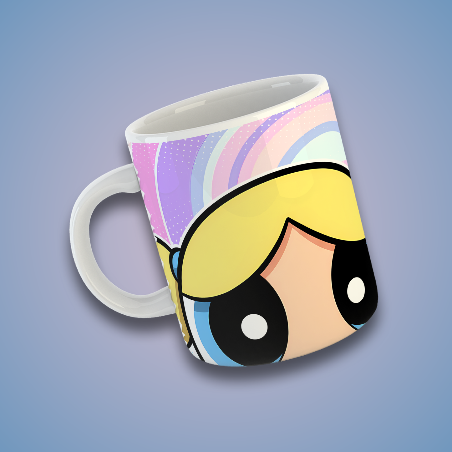 Taza de Cerámica 11 oz con Diseño Inspirado en Tres Heroínas Animadas | Impresión HD | Ideal para Regalo