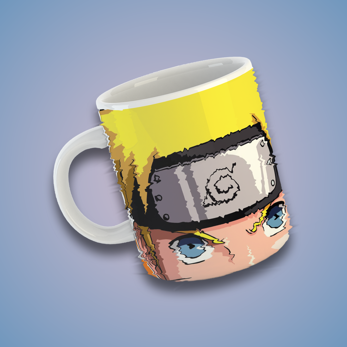 Taza de Cerámica 11 oz Inspirada en un Ninja de la Hoja | Diseño Completo HD | Coleccionable