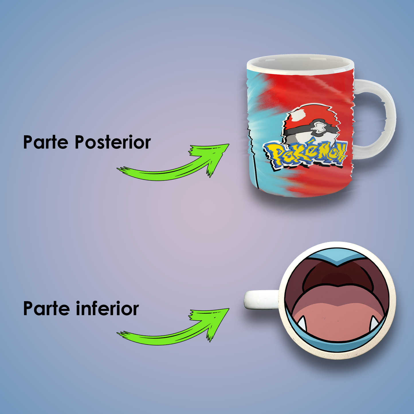 Taza de Cerámica 11 oz Inspirada en Criaturas Mágicas | Impresión HD | Ideal para Coleccionistas