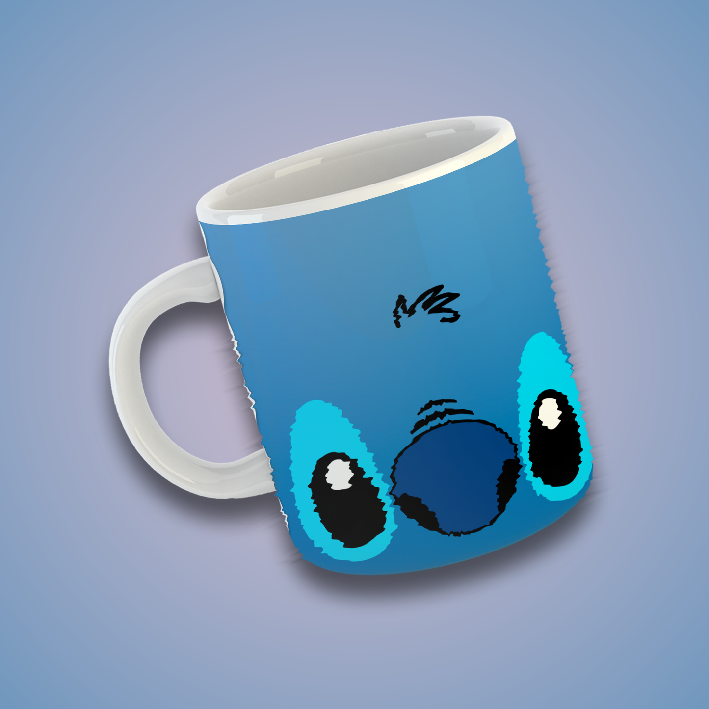 Taza de Cerámica 11 oz Inspirada en una Niña Hawaiana y su Travieso Amigo Alienígena | Impresión HD | Diseño Coleccionable